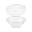 Clear Hinged Flower Bowls – 16 oz | 10 pcs