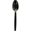 Plastic Hd Black Spoon, Pack of 50pcs, Black - Plastic Heavy Duty Black Cutlery