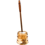 Toilet Brush with Long Handle – Crystal Design, Round Shape, Designer Holder – Elegant & Functional Bathroom Cleaning Tool