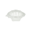 Clear Hinged Flower Bowls – 12 oz | 10 Pieces