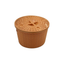 Nakoda Coco Round Shape Plastic Storage Basket with Lid