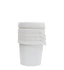 White Plastic 2 Kg Biriyani Bucket Pack Of 5