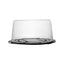 Black Base Cake Container 12 Inch with Clear Lids 1 Pieces