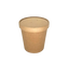 30 oz Kraft Paper Soup Cups with Lids – 500 Pack Wholesale