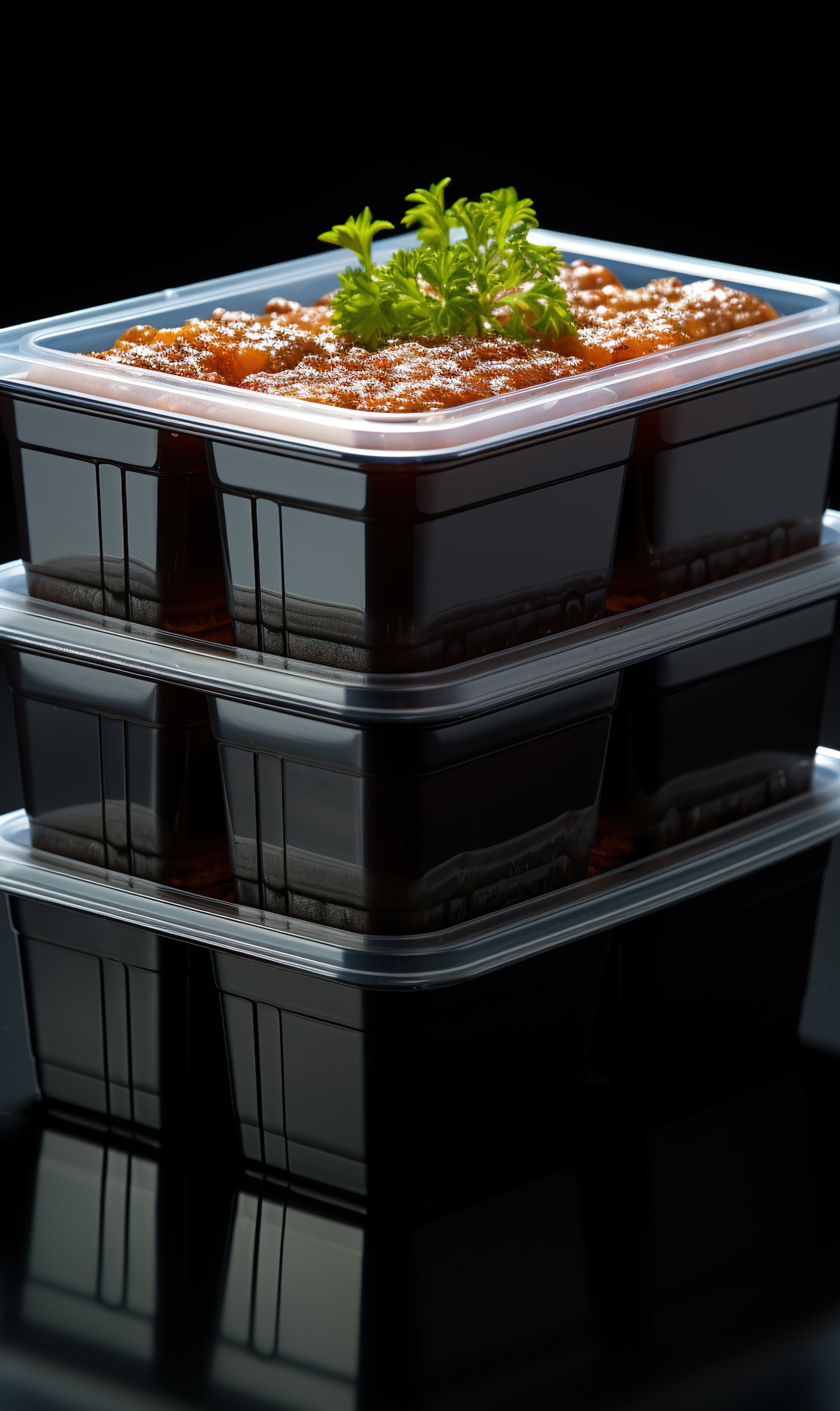 Black Base Containers