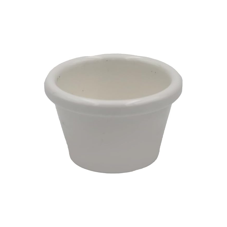 Premium Quality 3.5 Inch White Porcelain Sauce Bowl Main image