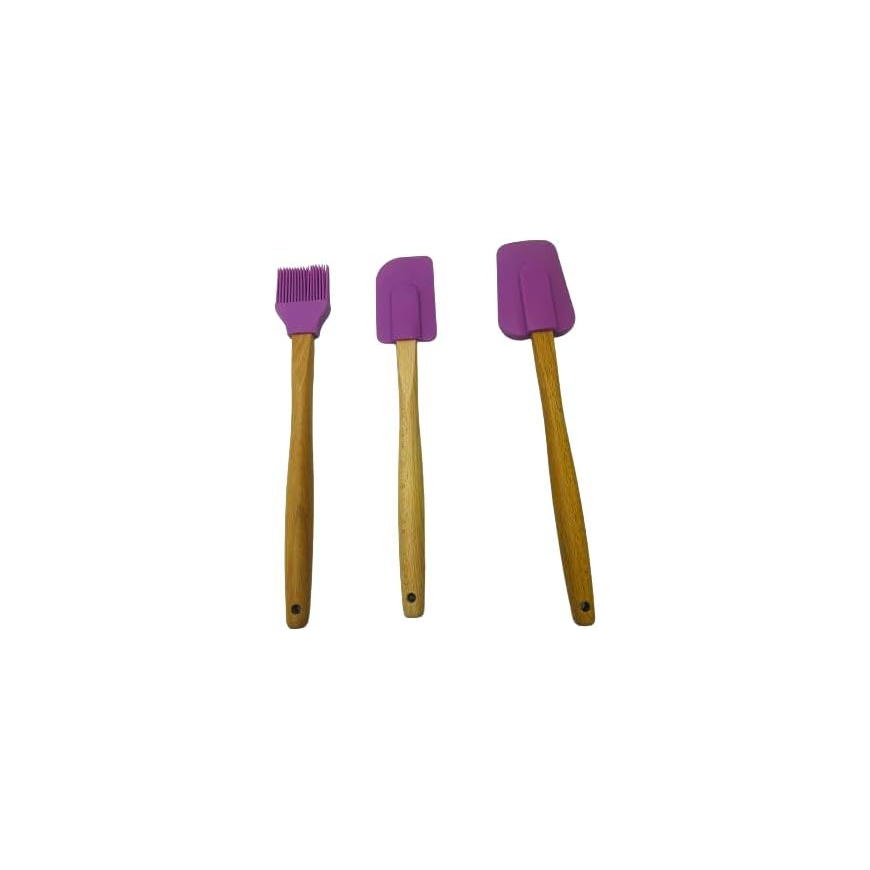 8 PCS Kitchen Utensil Set with Wooden Handle
