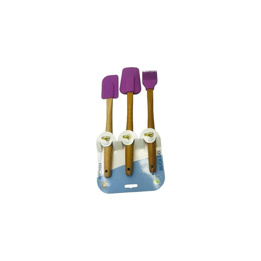 8 PCS Kitchen Utensil Set with Wooden Handle