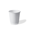 Disposable Heavy Duty Double Wall Paper Cups 25-Pack, 7 oz