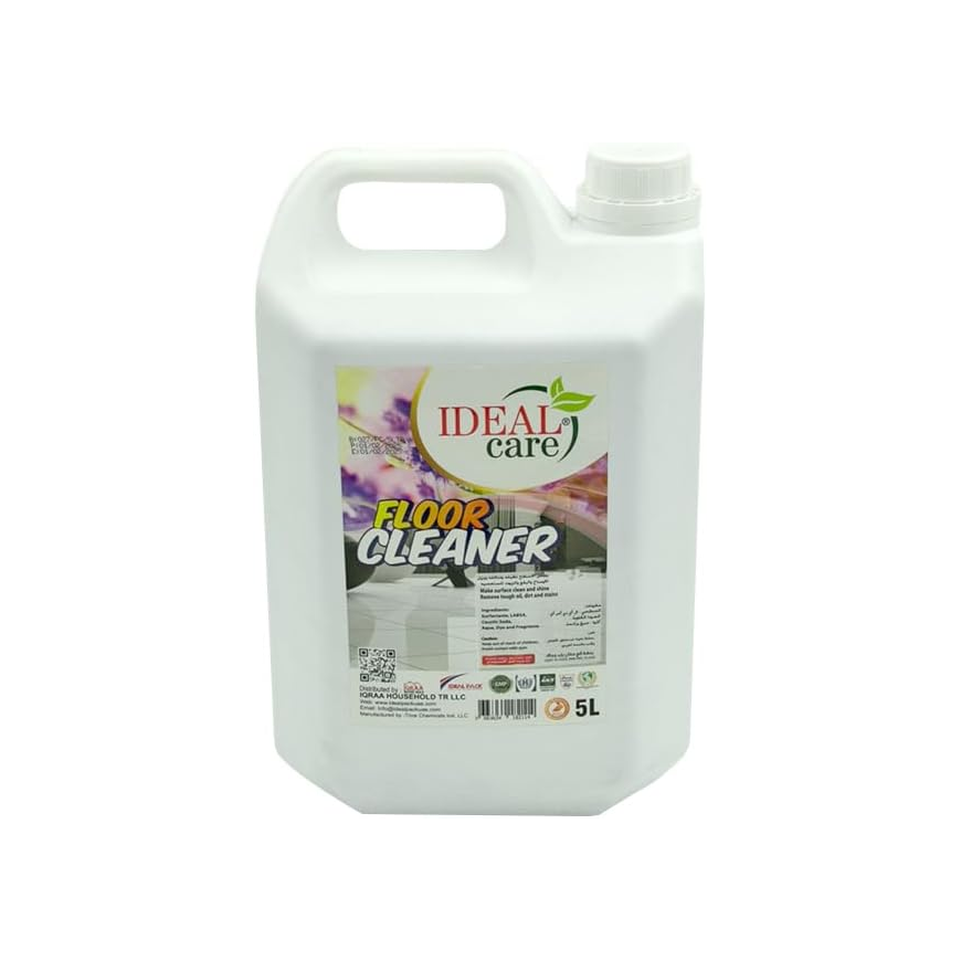 Ideal Care Floor Cleaner Liquid Pro 5 Liter Multi-Surface Cleaning Solution, Long-Lasting Fresh Fragrance