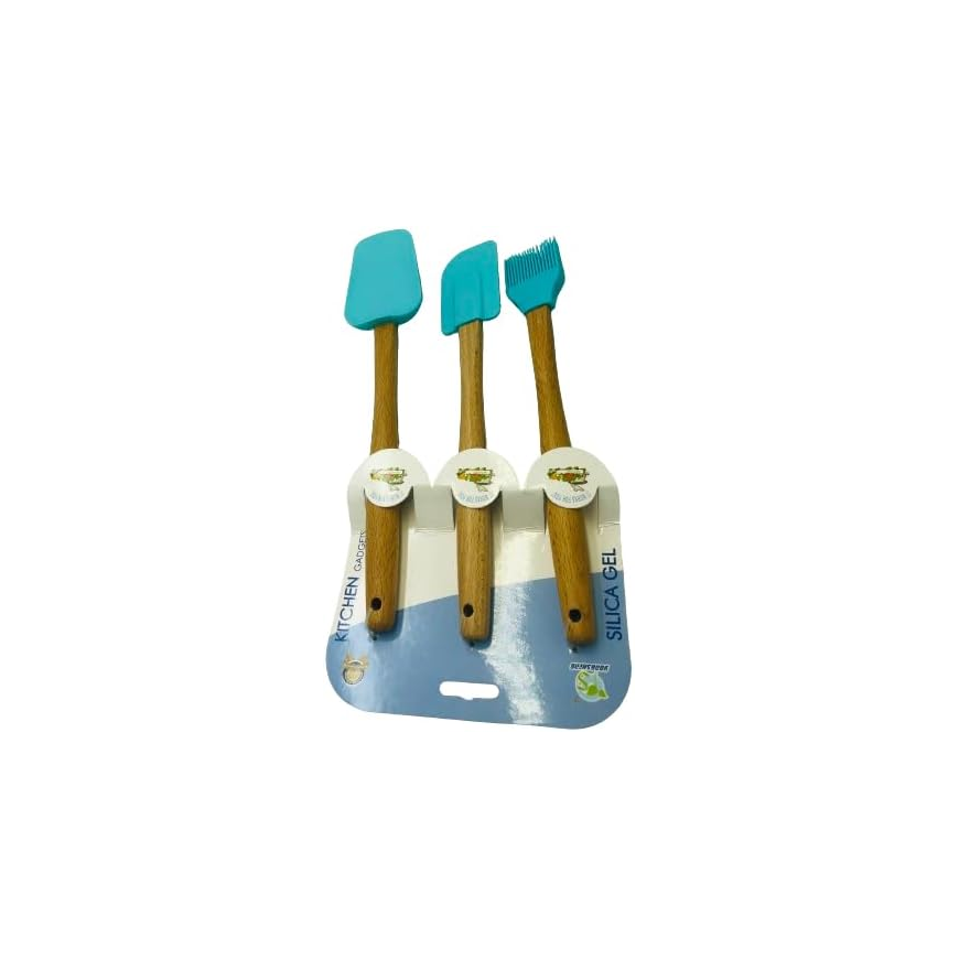 8 PCS Kitchen Utensil Set with Wooden Handle