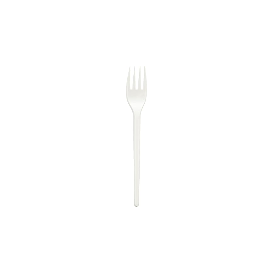Quality Plastic Fork, Pack of 50pcs, White Cutlery