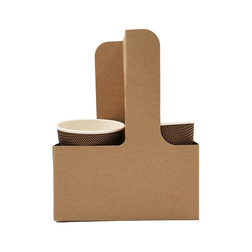 Durable Takeaway Drink Holder for 2 Cups