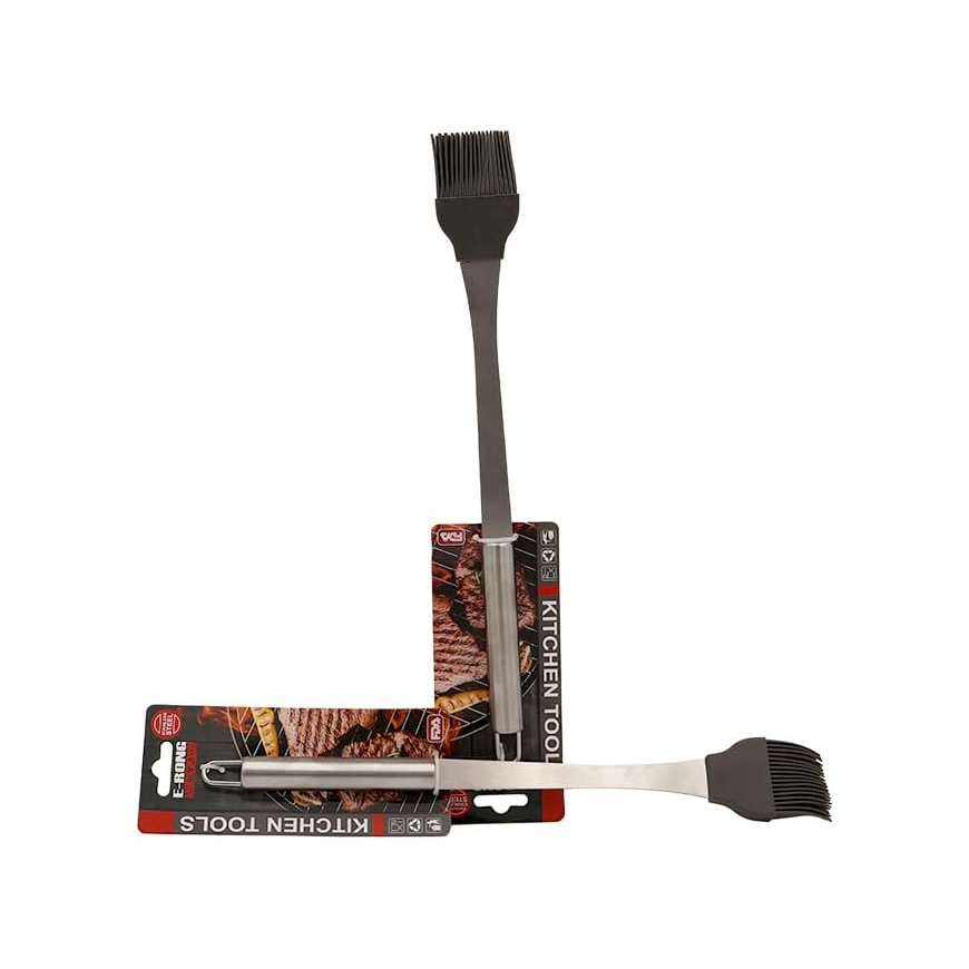 Premium Silicone Long Cleaning Brush with Non-Scratch Bristles