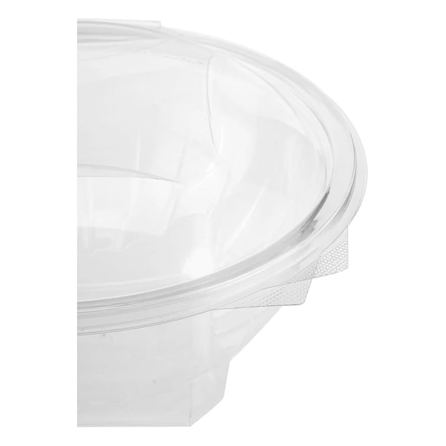 Clear Hinged Flower Bowls – 16 oz | 10 pcs