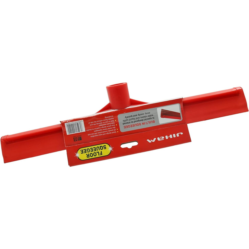 Heavy-Duty Red Floor Squeegee Head 45cm – Durable Rubber Blade Water Wiper for Tile, Marble, and Concrete Floors