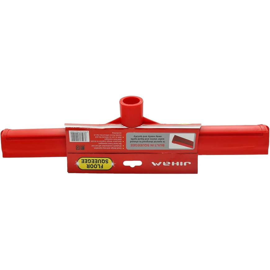 Heavy-Duty Red Floor Squeegee Head 45cm – Durable Rubber Blade Water Wiper for Tile, Marble, and Concrete Floors