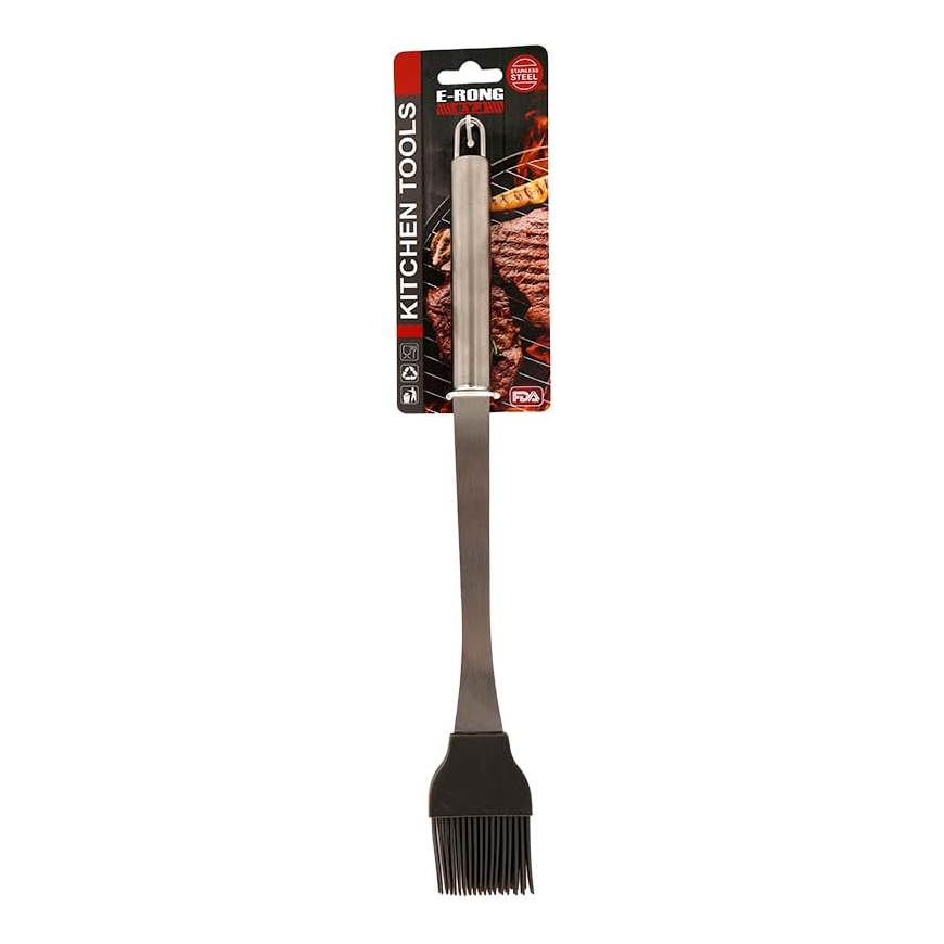 Premium Silicone Long Cleaning Brush with Non-Scratch Bristles