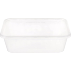Microwave-Safe Square Food Containers with Lids – 750 ml | 5 Pack