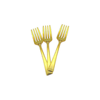 Golden Colour Mini Fork Set