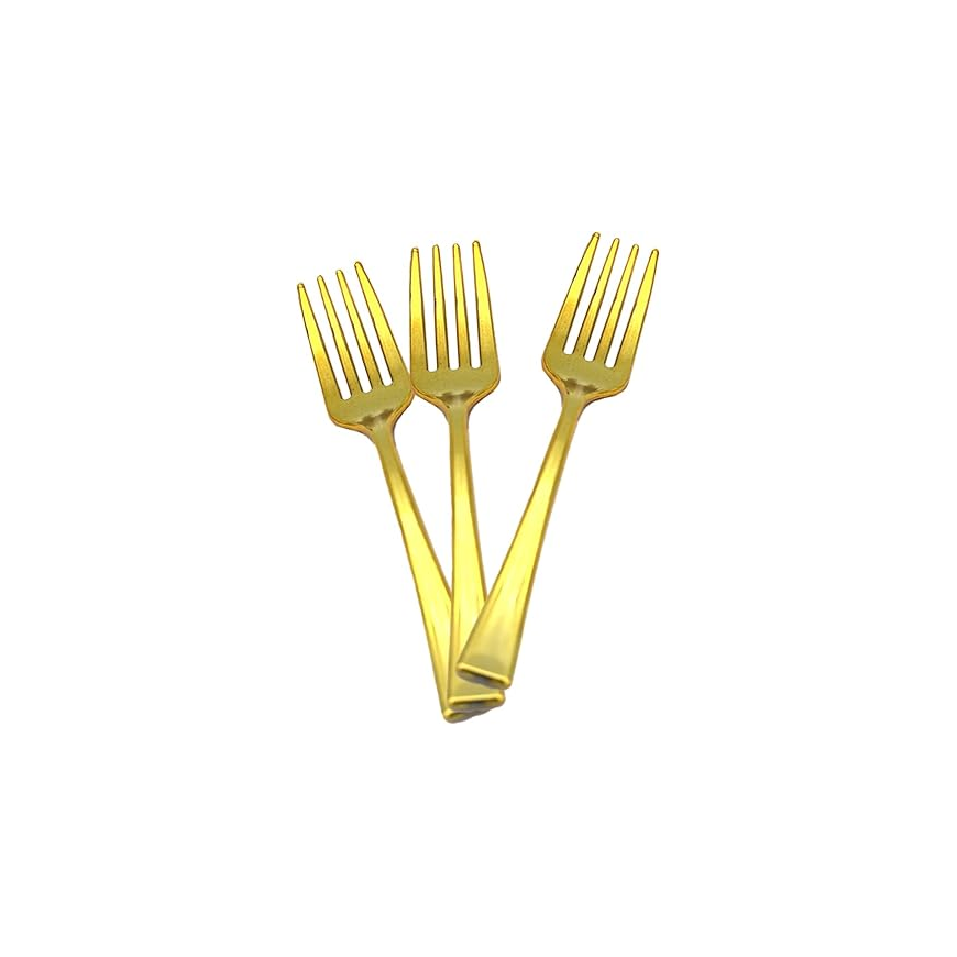 Golden Colour Mini Fork Set