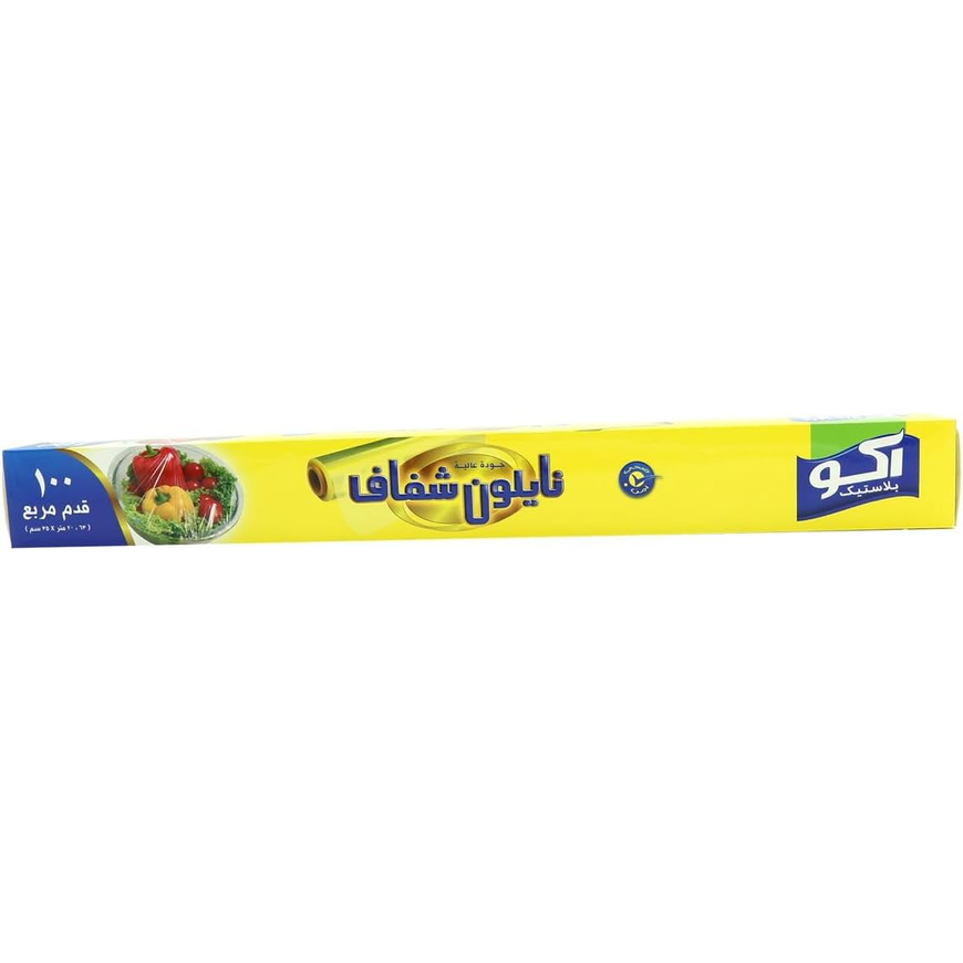 Eco Plastic Transparent Cling Film Wrap 100 Feet Main image