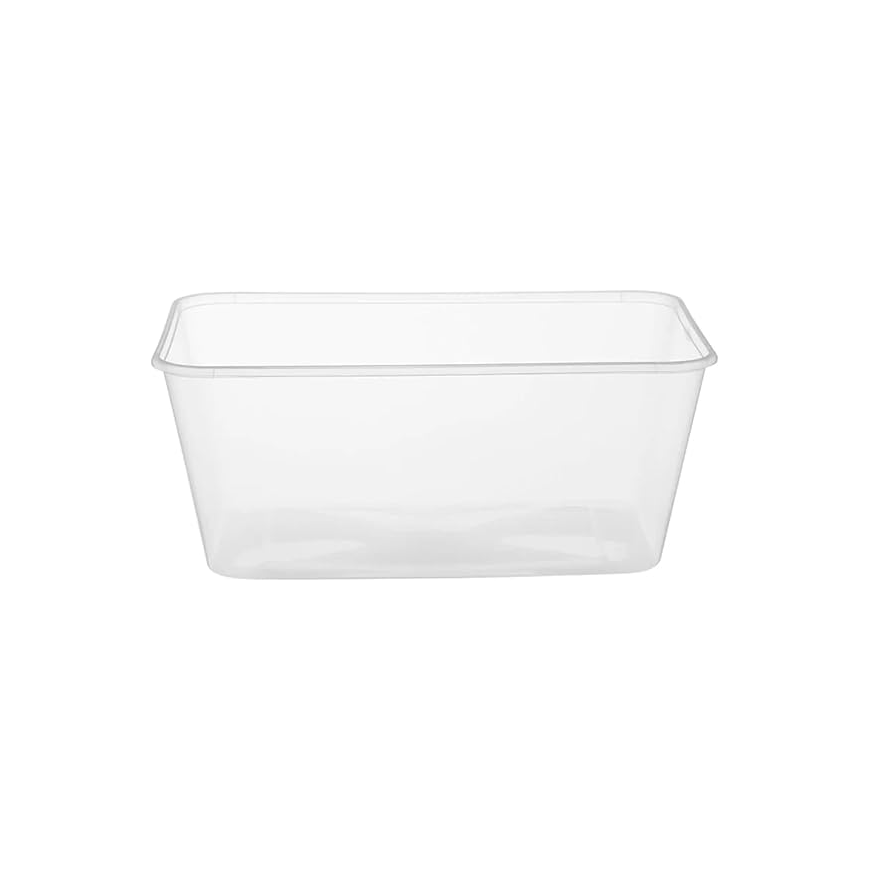 Microwave-Safe Square Food Containers with Lids – 1000 ml | 5 Pack