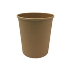 IDEAL PACK16 oz Kraft Paper Noodle Bowl with Kraft Lid