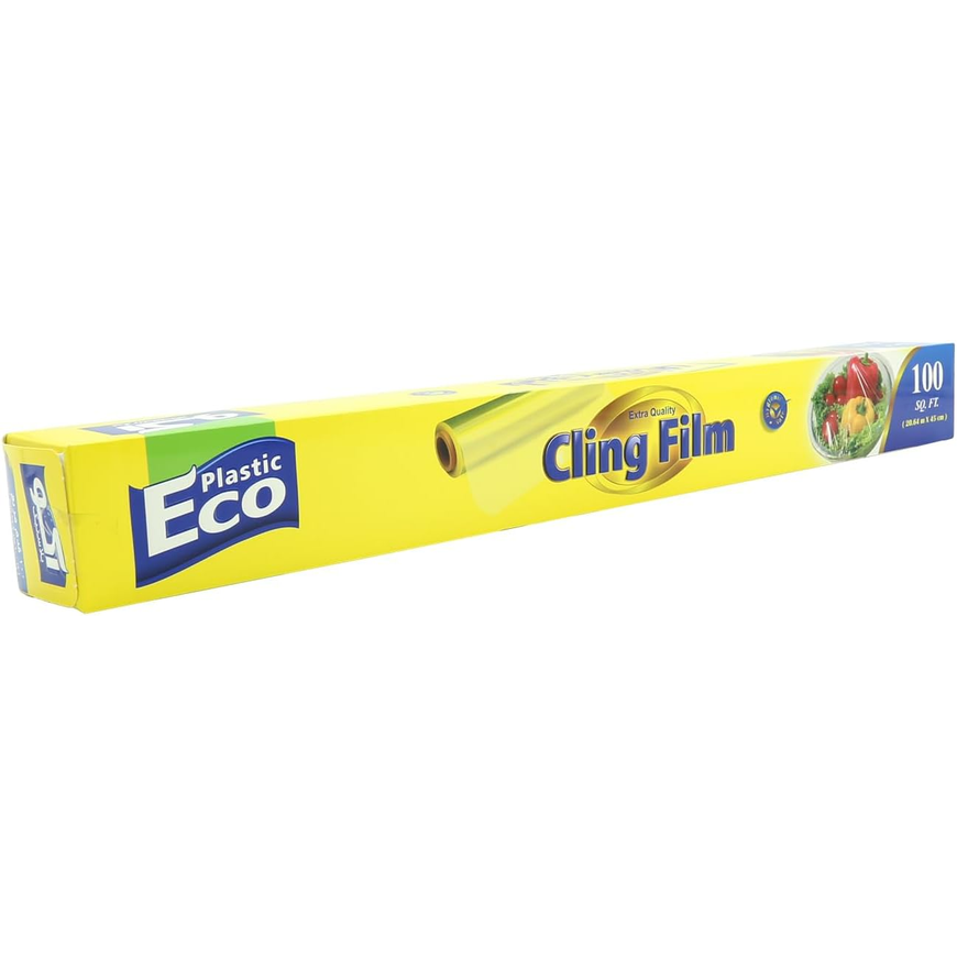 Eco Plastic Transparent Cling Film Wrap 100 Feet