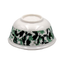 Premium Quality Porcelain Rice Bowl with Elegant Green Leaf Design