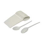 Disposable Cutlery Plastic Spoon, Pack of 50pcs, White