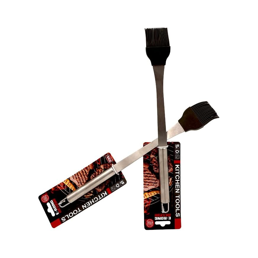 Premium Silicone Long Cleaning Brush with Non-Scratch Bristles