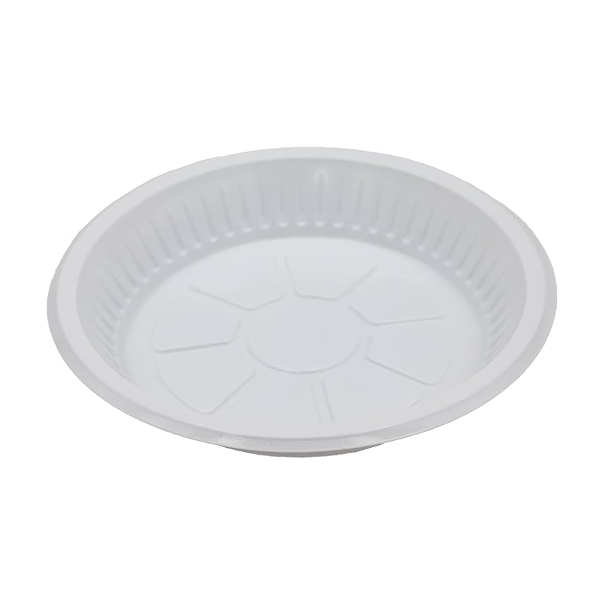 7-Inch Plastic Plates | Small Round Plates for Snacks, Salads, and Desserts