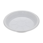 7-Inch Plastic Plates | Small Round Plates for Snacks, Salads, and Desserts