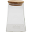 750 ml Rectangular Glass Jar with Wooden Lid