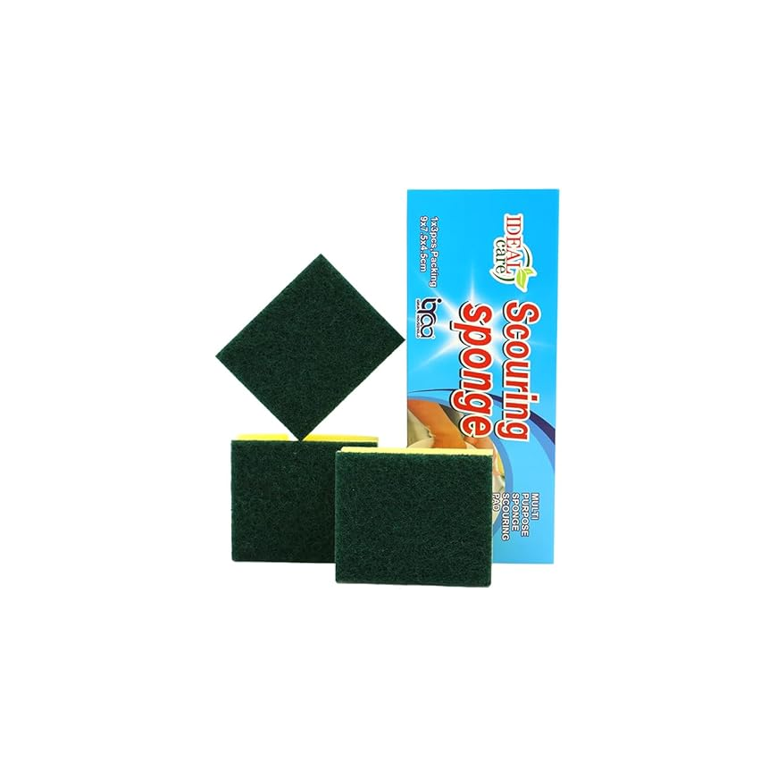 Heavy Duty Scouring Sponge Pads for Kitchen