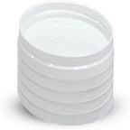White Plastic Biriyani Bucket 500 Ml 5 Pcs set