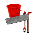 Premium Spray Mop with Healthy Stick & Bucket Set with 360° Rotating Microfiber Head