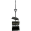 Premium Long Handle Broom and Dustpan Set for Home, Office & Kitchen Cleaning