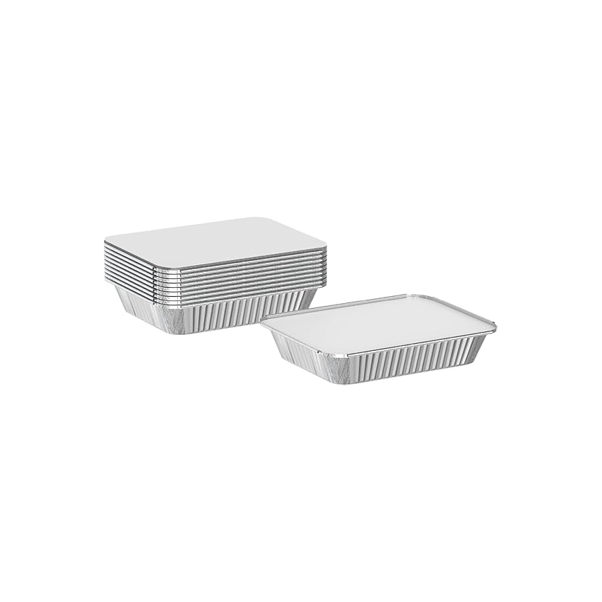 disposable Aluminium Foil food Container with lid 83120 , 50 pcs