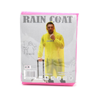 Waterproof Rain Coat for Adults – Lightweight & Portable Hooded Raincoat with Long Sleeves