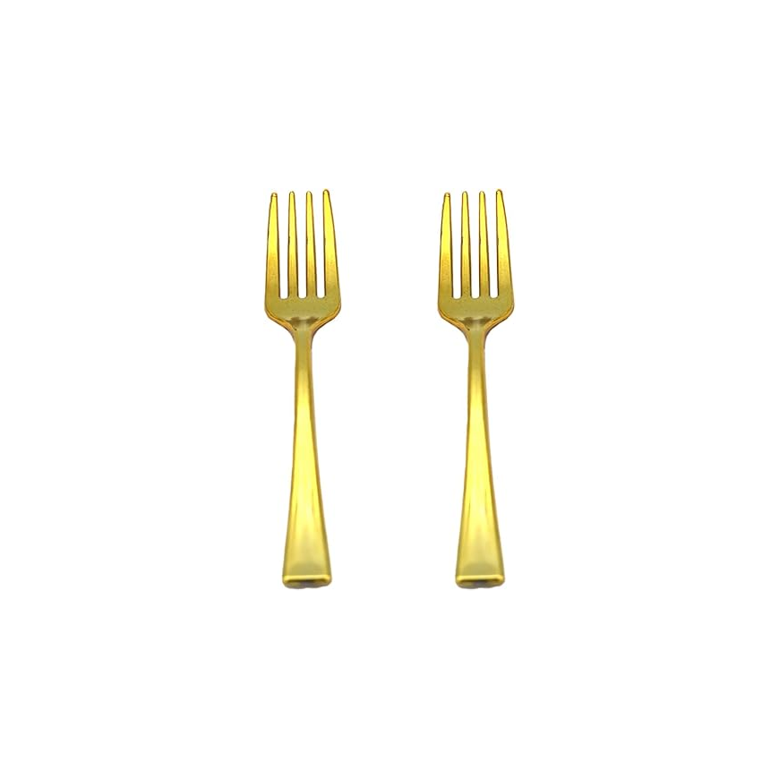 Golden Colour Mini Fork Set