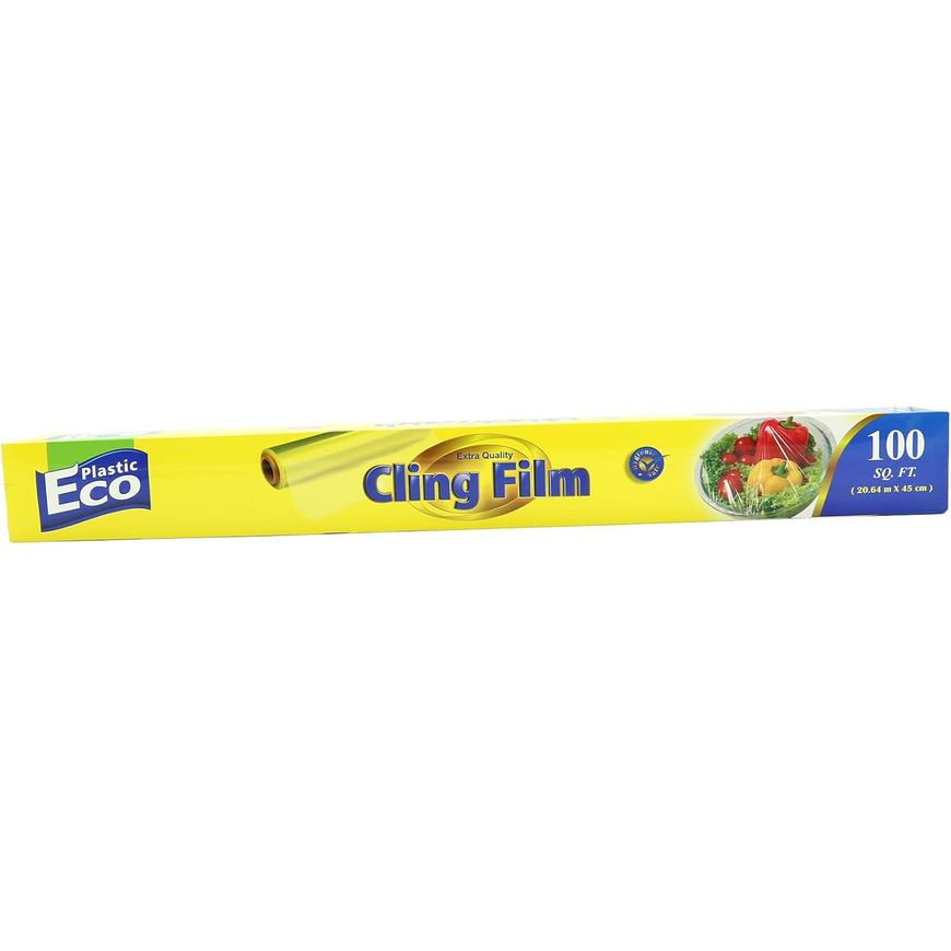 Eco Plastic Transparent Cling Film Wrap 100 Feet Secondary image