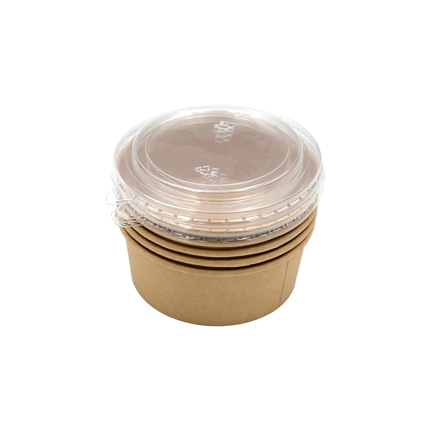 Kraft Paper Salad Bowl 750 ML 5 PCS