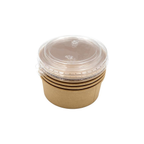 Kraft Paper Salad Bowl 750 ML 5 PCS