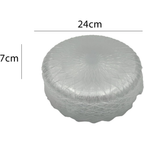 Plastic Crystal Plates – 24 cm