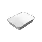 Aluminium - Container - with Lid -8389 [10 pcs] Lunch Box- Storage box
