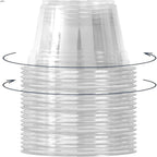 Clear PET Plastic Cups – 8 oz | 50 Pcs