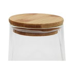 750 ml Rectangular Glass Jar with Wooden Lid