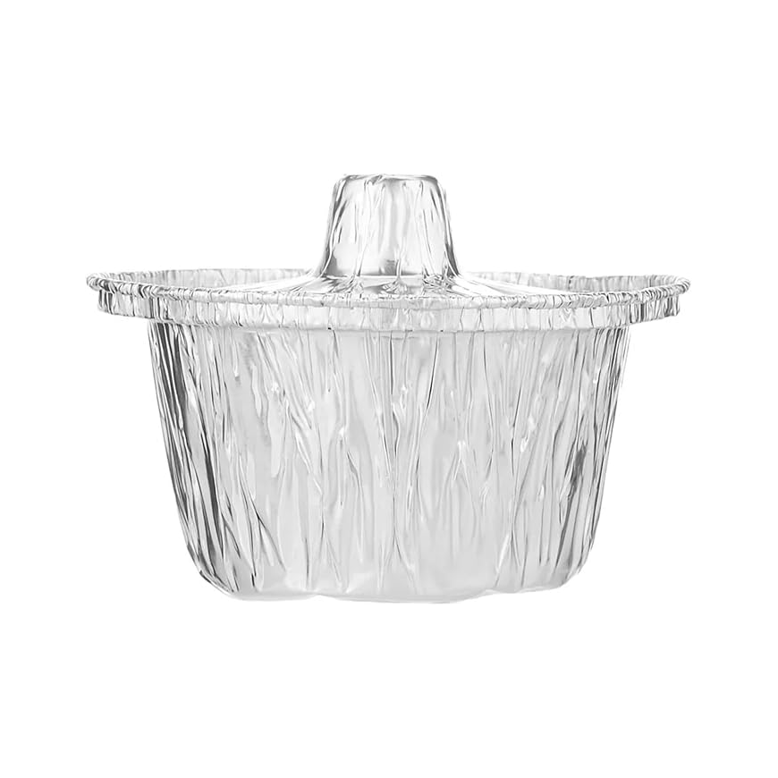 Aluminium Pots with Lids – 5 Pack | 9 cm Mini Cooking Pots with Hood